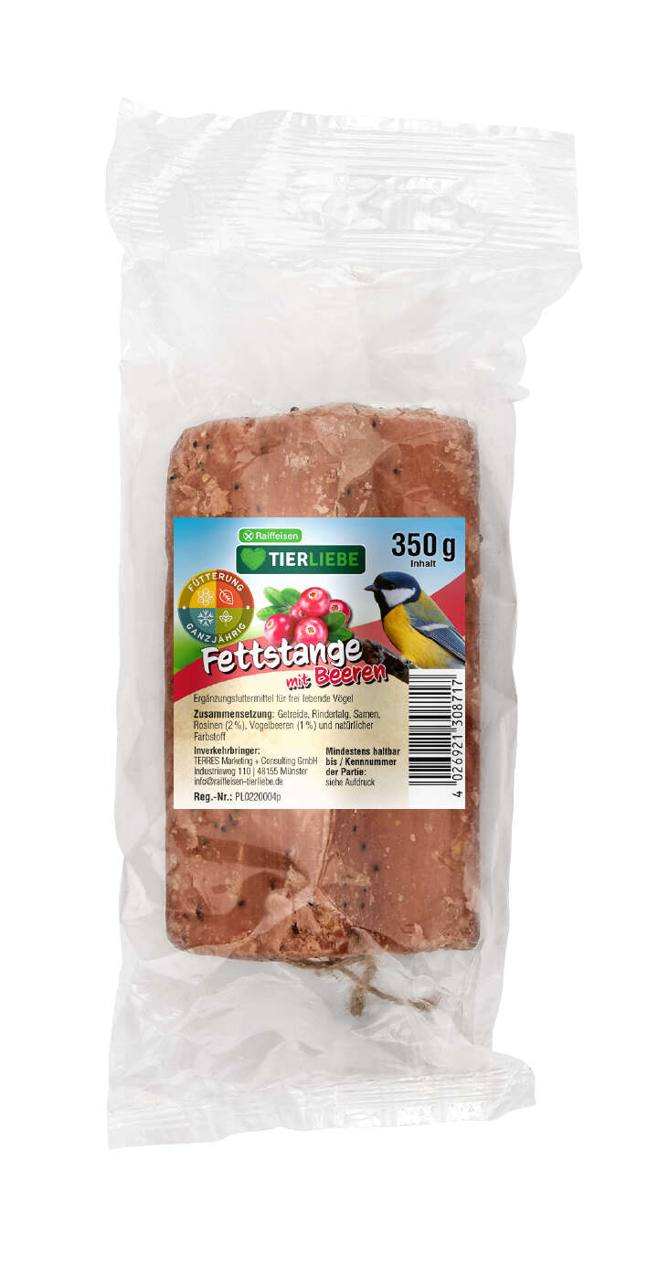 TIERLIEBE Fettstange mit Beeren